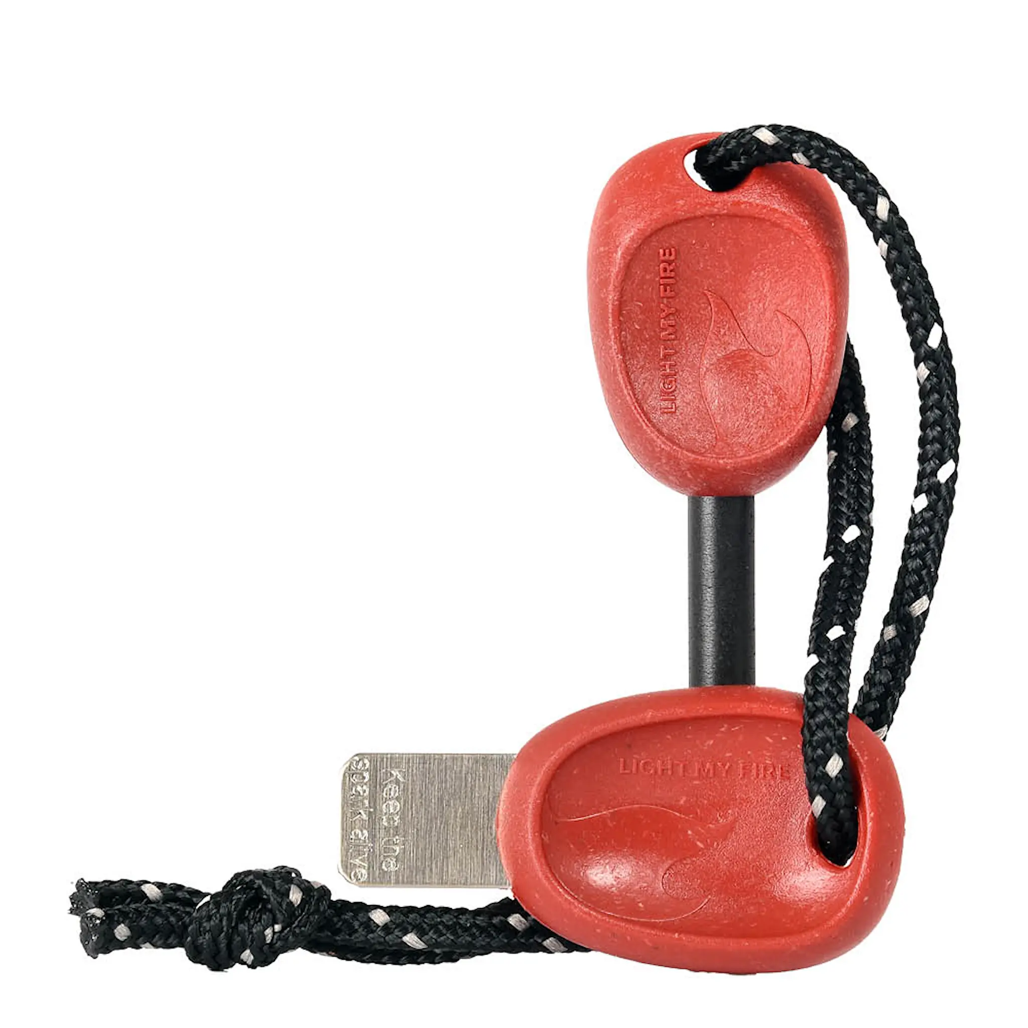 Light My Fire Swedish FireSteel Scout 2in1 tennstål 7,7 cm rockyred