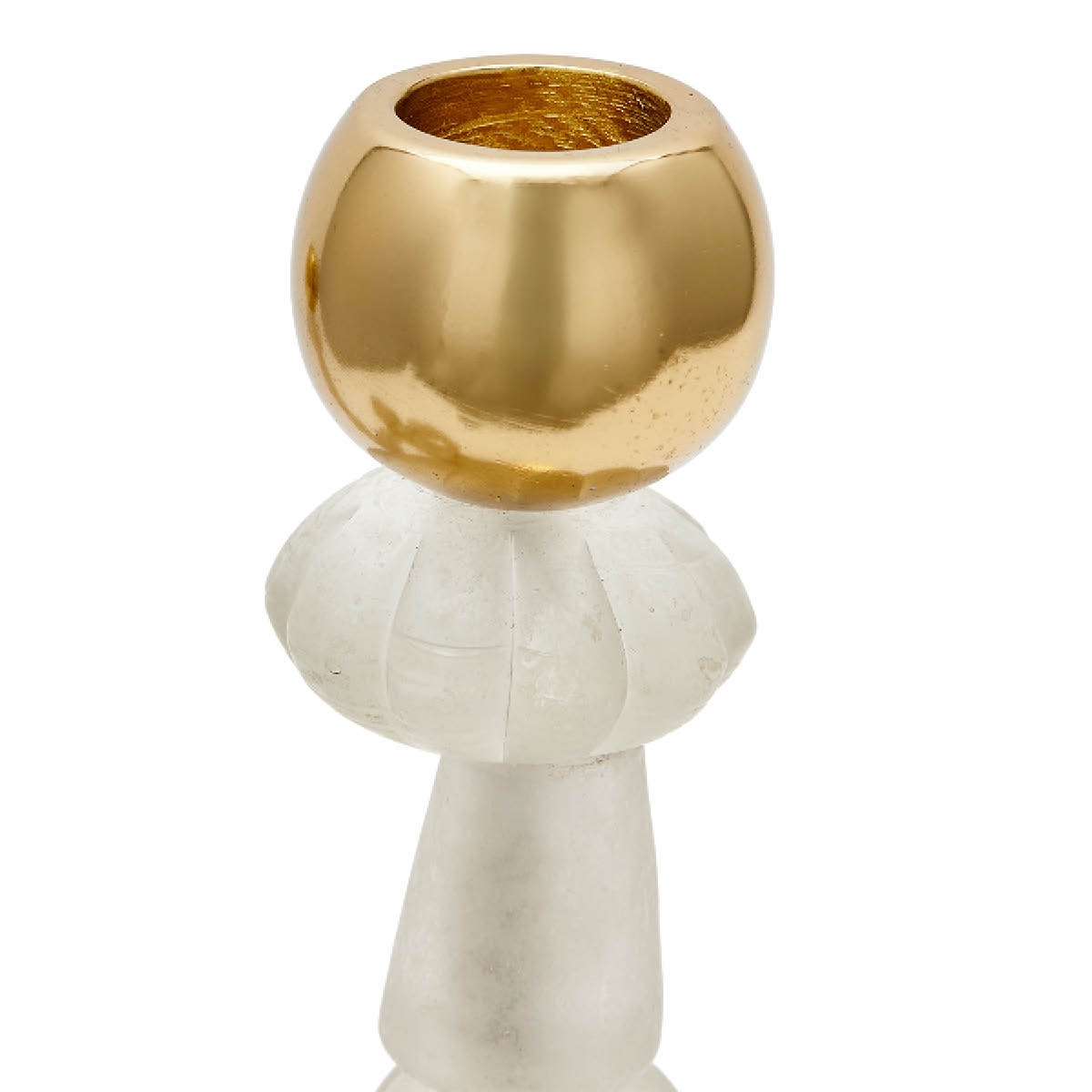 Pols Potten Beads ljusstake S 34 cm vit