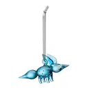 Vulpes glasdekoration stående 11,5 cm blå