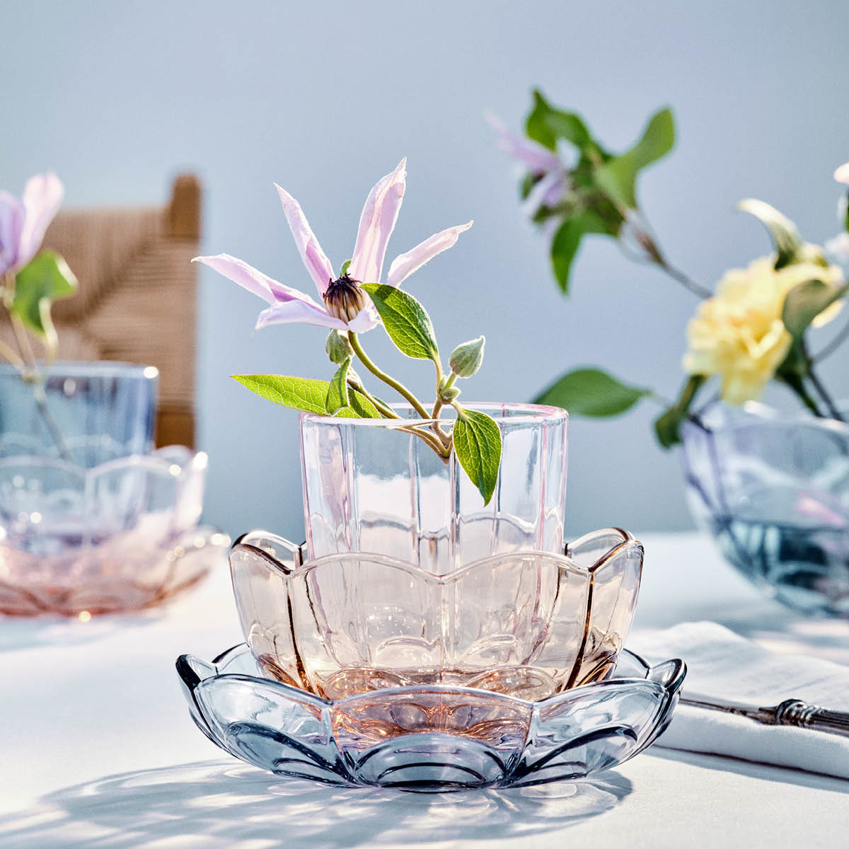 Holmegaard Lily vannglass 32 cl 2 stk cherry blossom