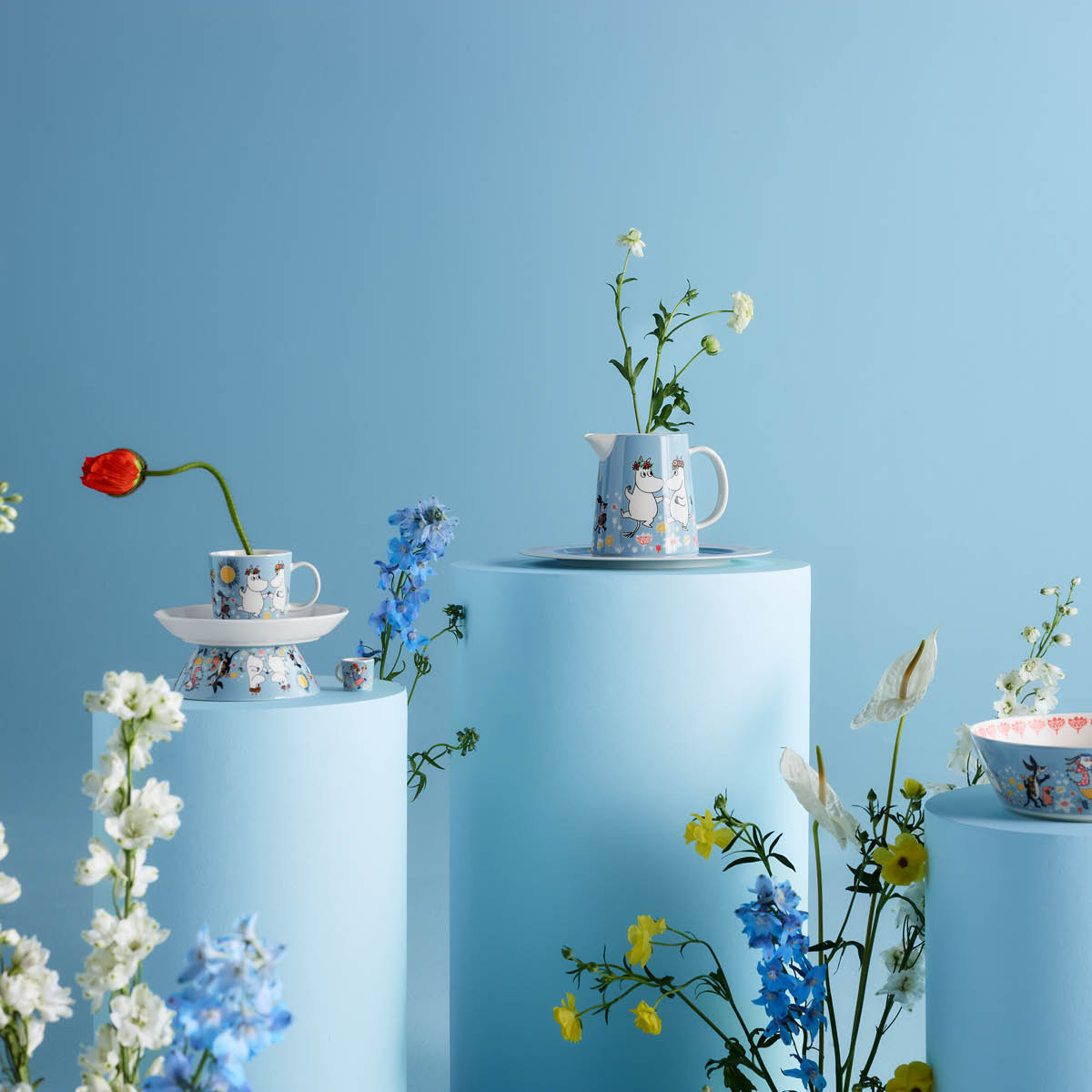 Moomin Arabia Mumin skål 15 cm Sommardans