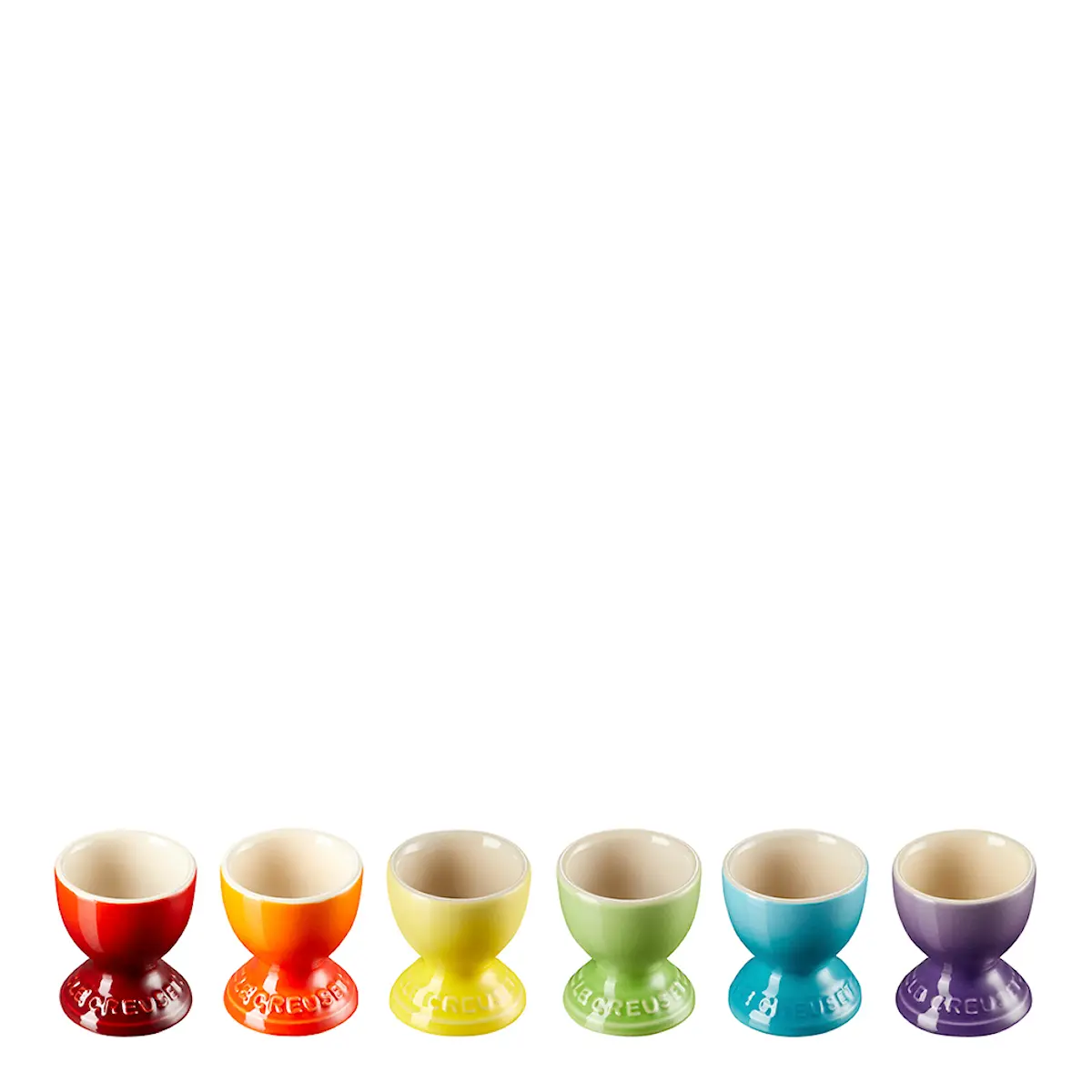 Le Creuset Rainbow Äggkopp Set 6-pack