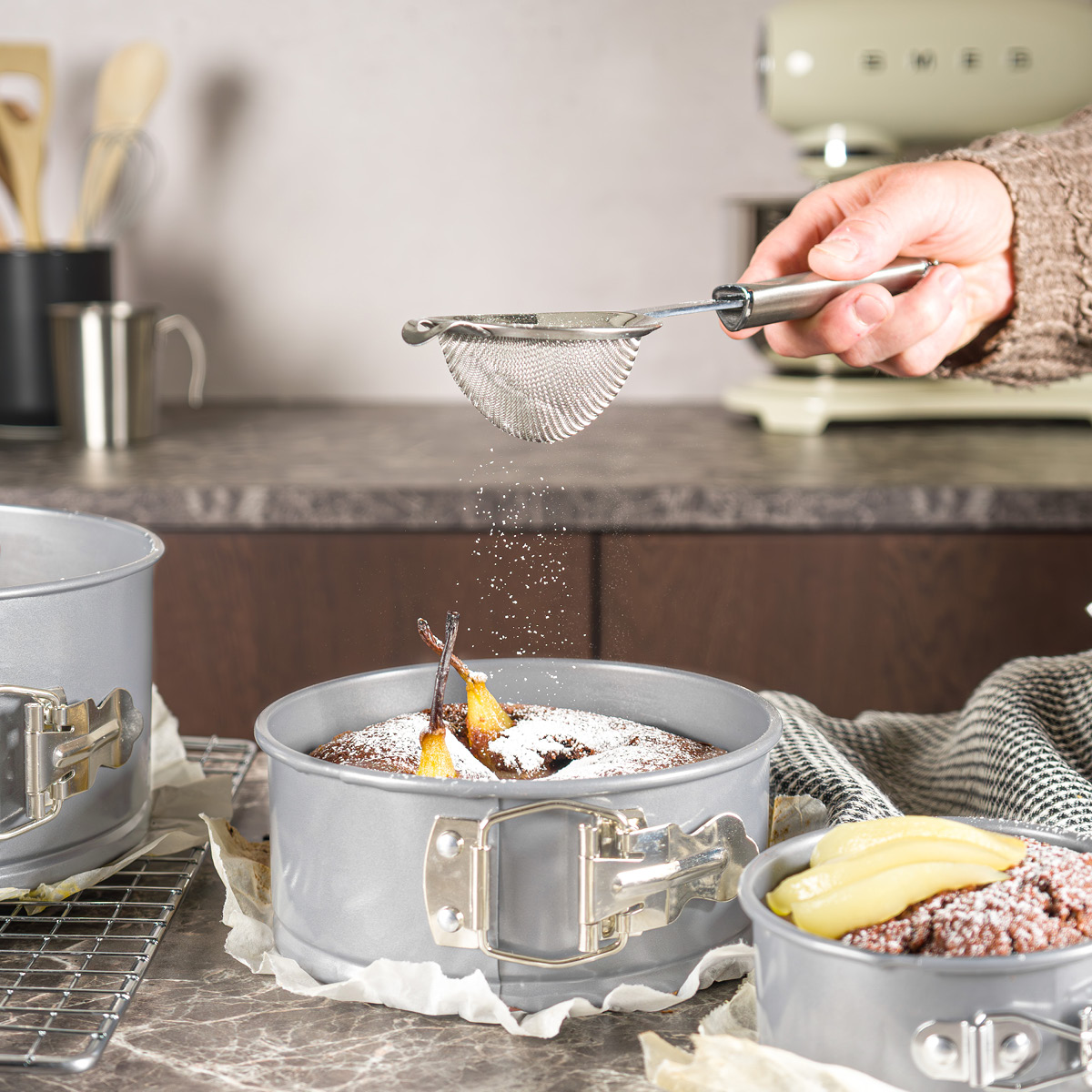 Modern House bAYk springform 10,5 cm sølv