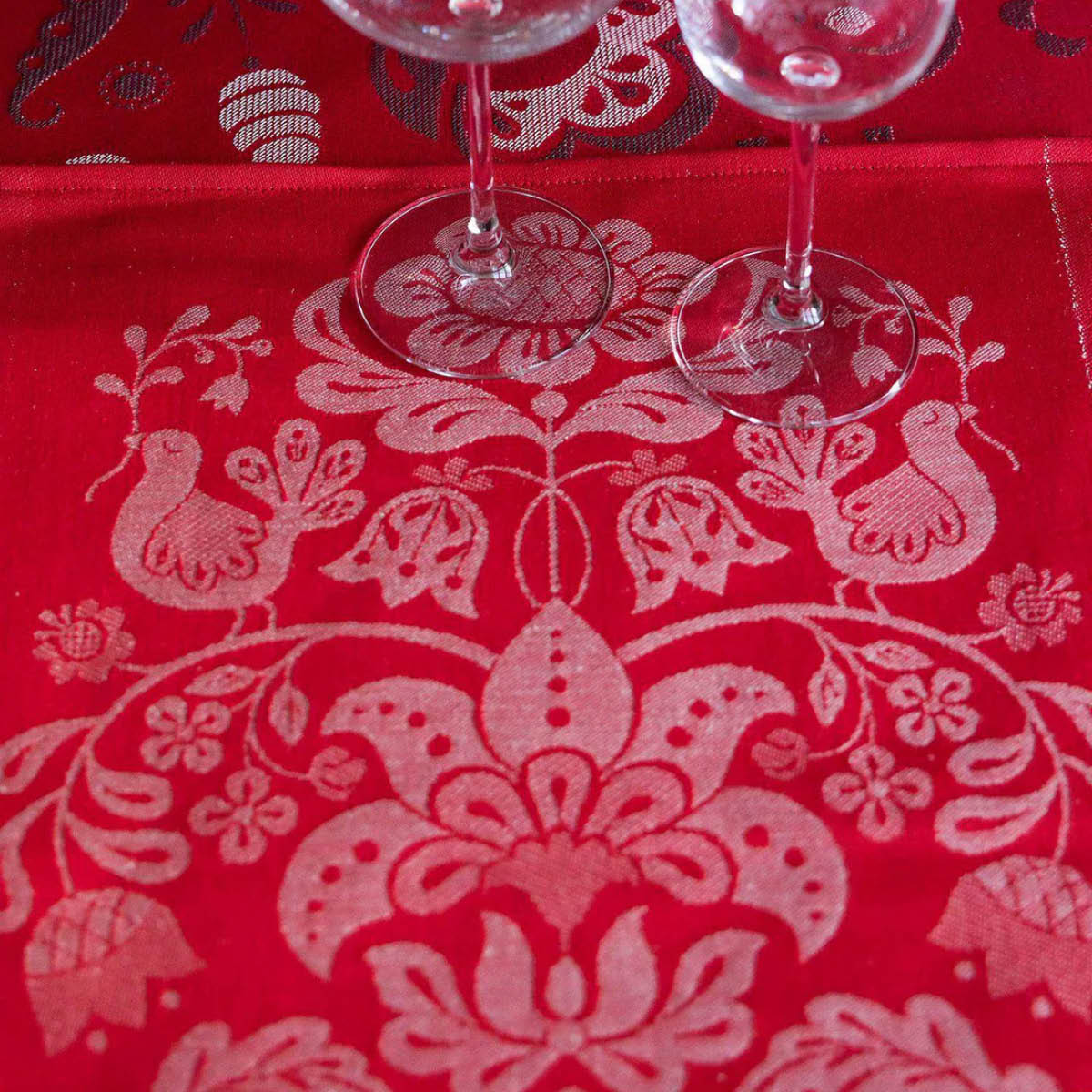 Ekelund Snöröd handduk 50x70 cm röd