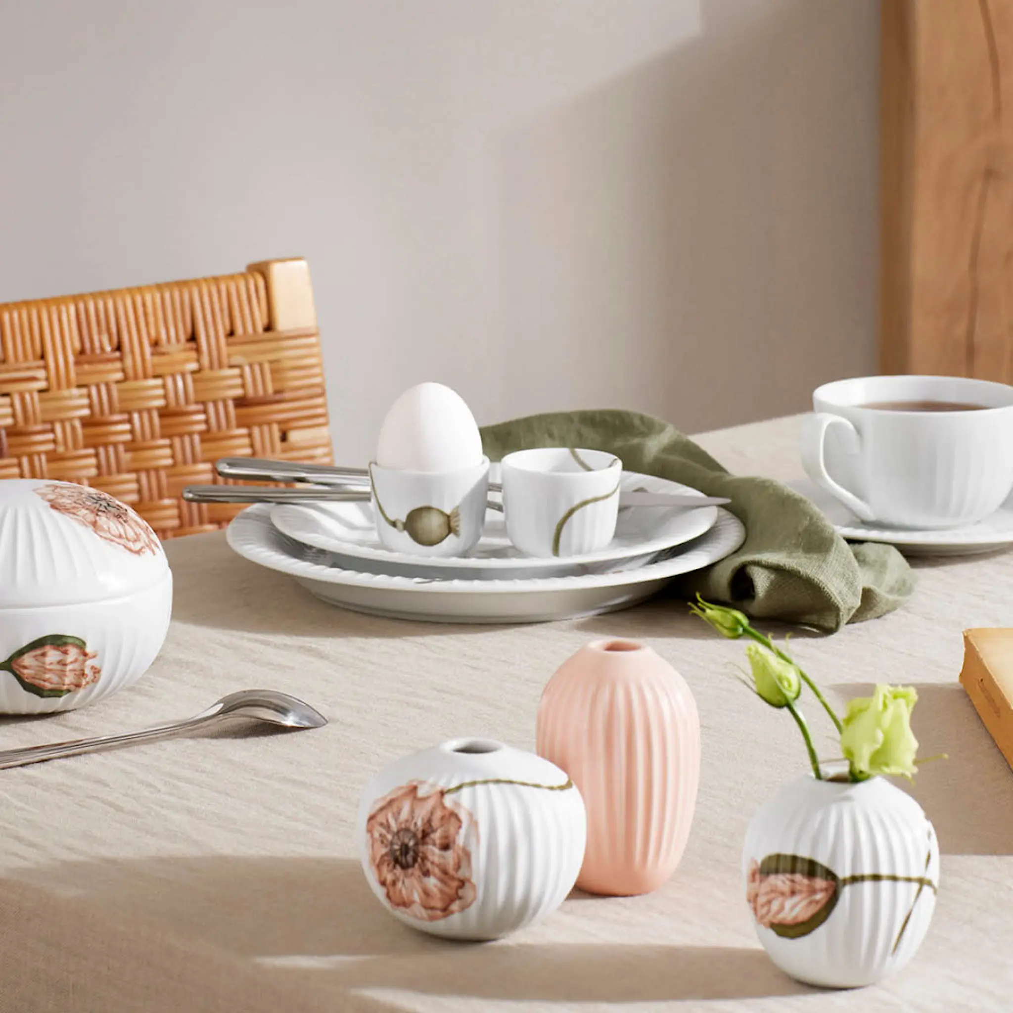 Kähler Hammershøi Lautanen 27 cm 4 kpl Valkoinen