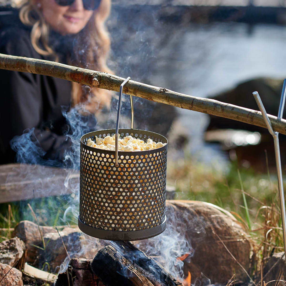 Hällmark of Sweden Popcorngryta Svart