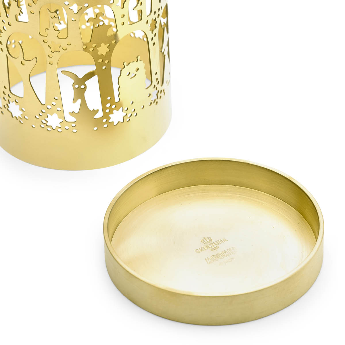 Skultuna Moomin x Skultuna ljuslykta Muminhuset 6x9 cm mässing