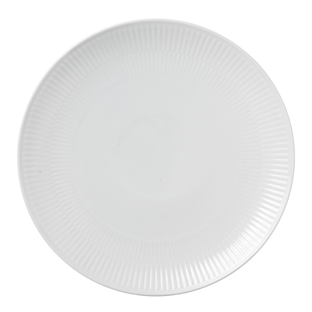 Royal Copenhagen - White Fluted Lautanen  27 cm