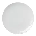 White Fluted tallrik coupe 27 cm