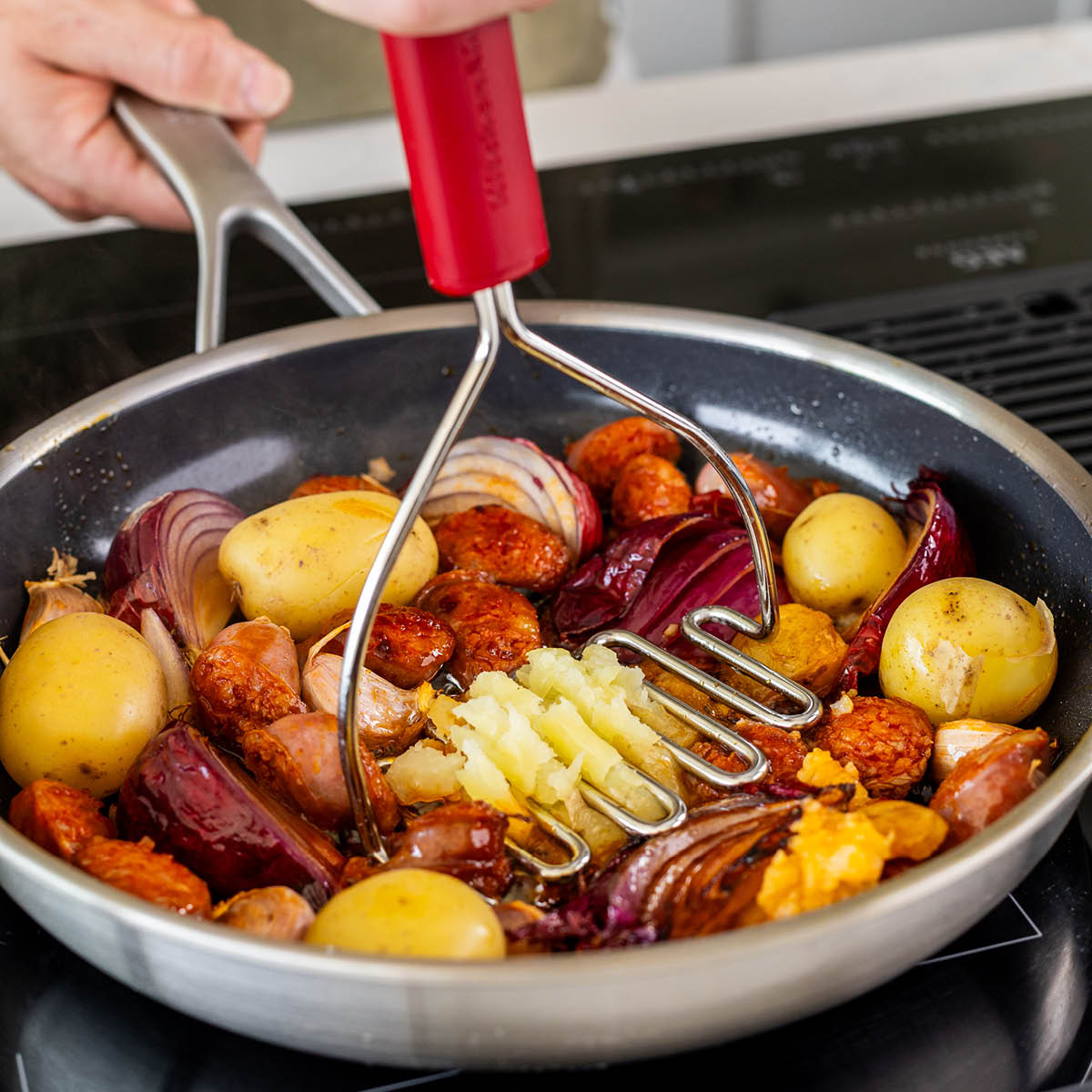 KitchenAid KitchenAid Classic potetstapper 25 cm empire red