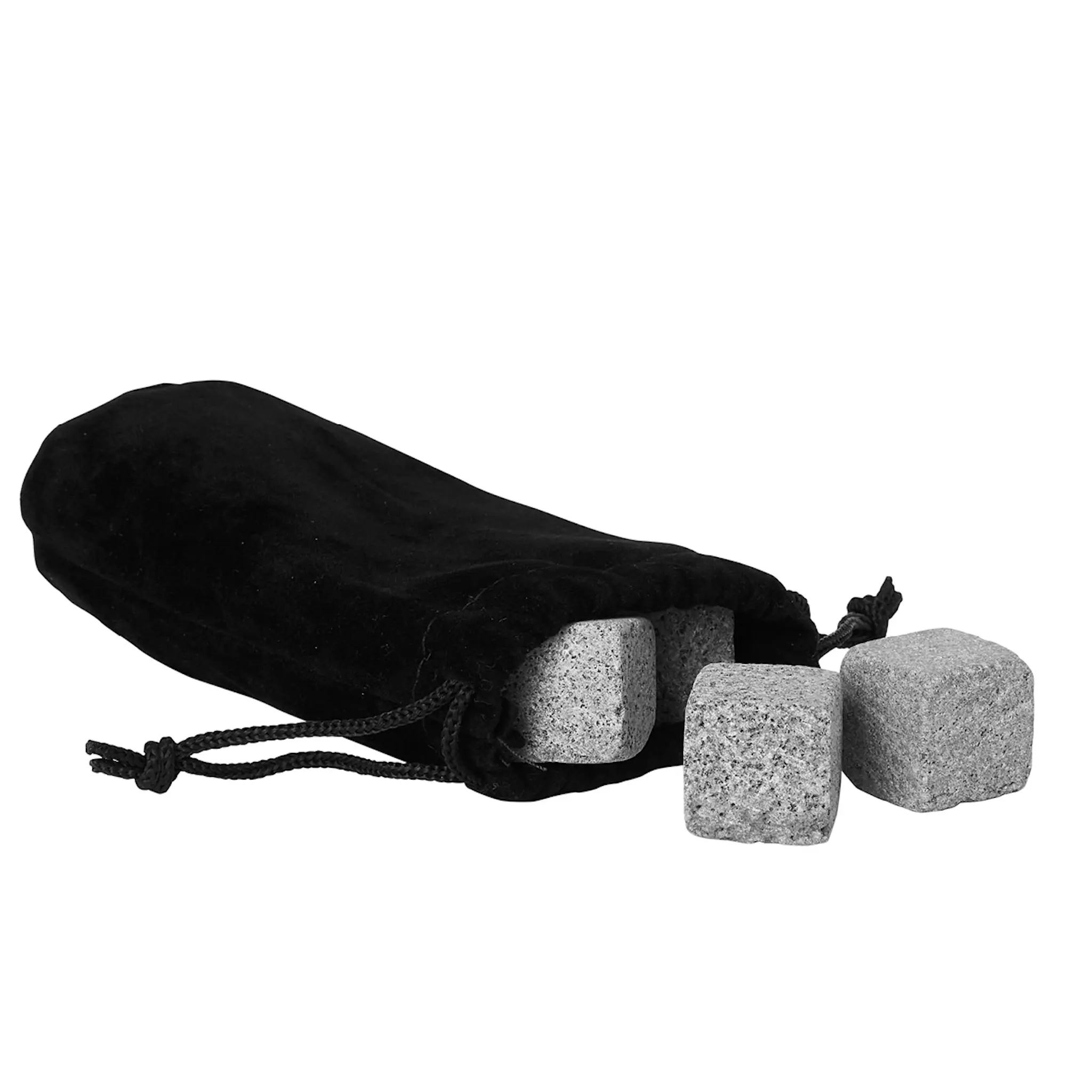 Stiernholm Drink Collection whiskystenar med tång 8-pack granit