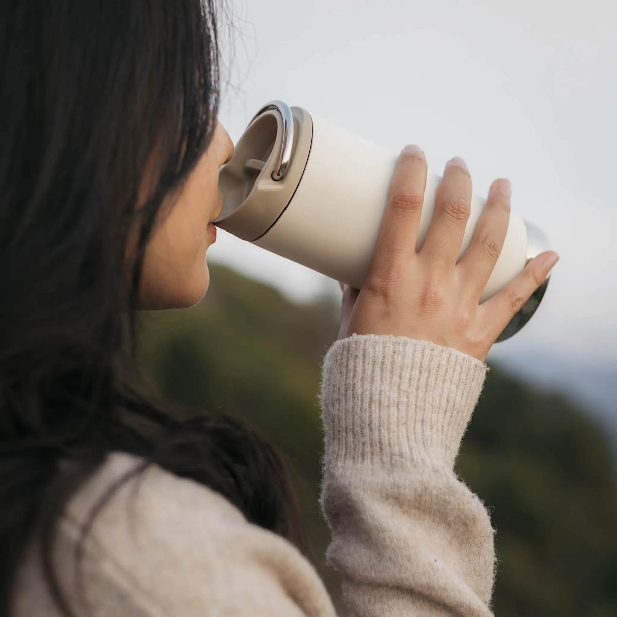 Klean Kanteen TKWide termosmugg 35 cl med cafélock Tofu