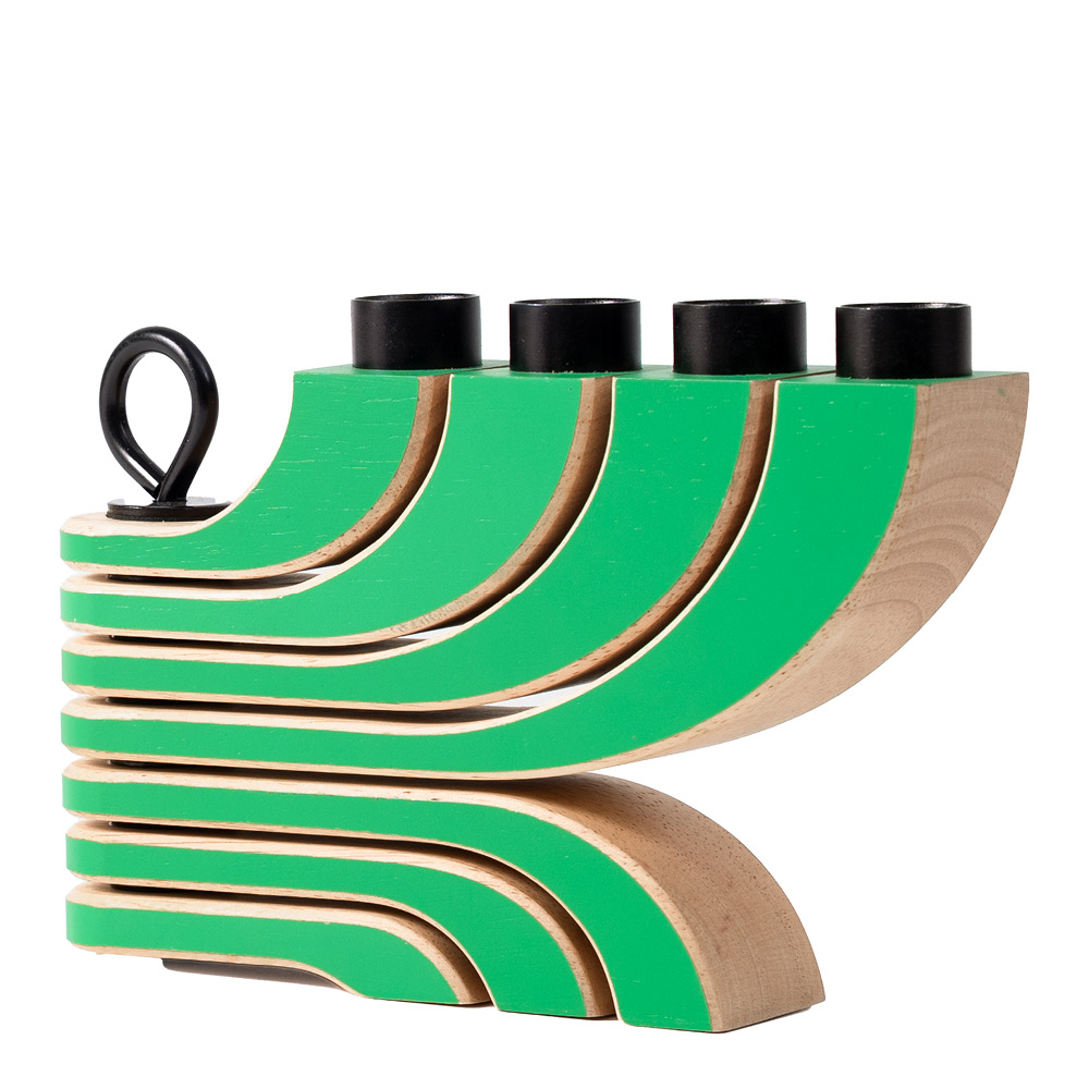 Design House Stockholm Nordic Light ljusstake 4 armar grön