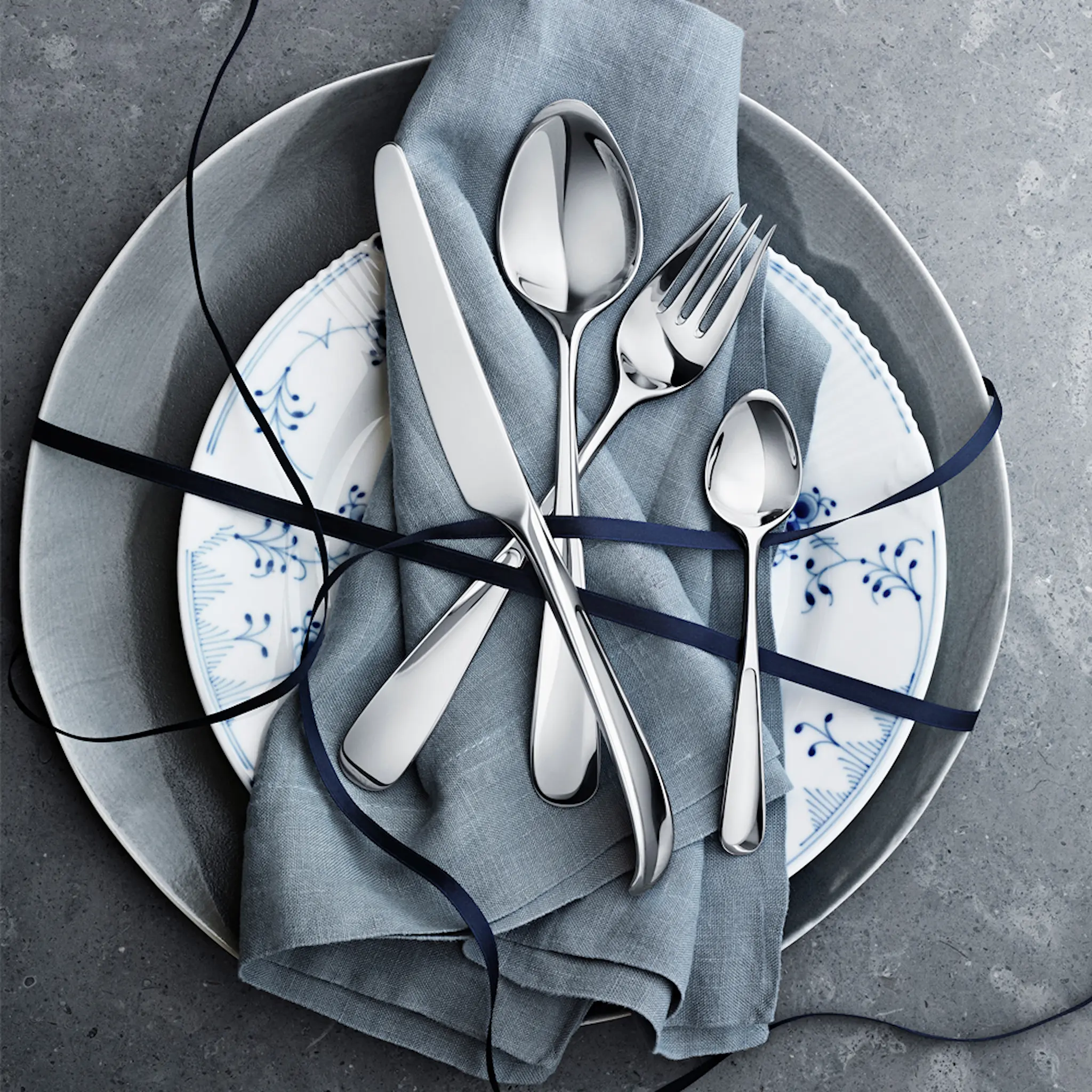 Georg Jensen Vivianna matt Bestickset 24 delar