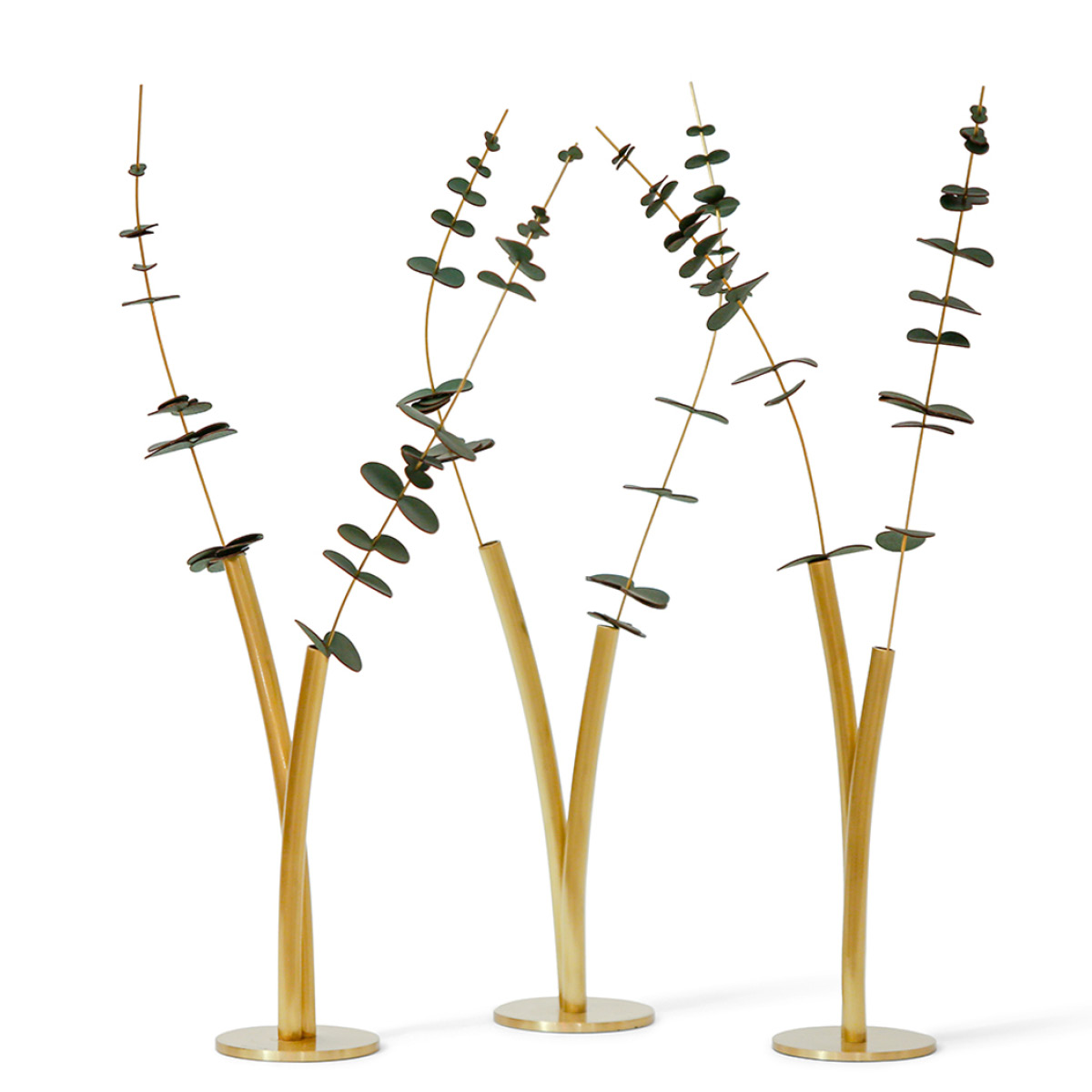 Klong Skott vase 2-delt liten messing