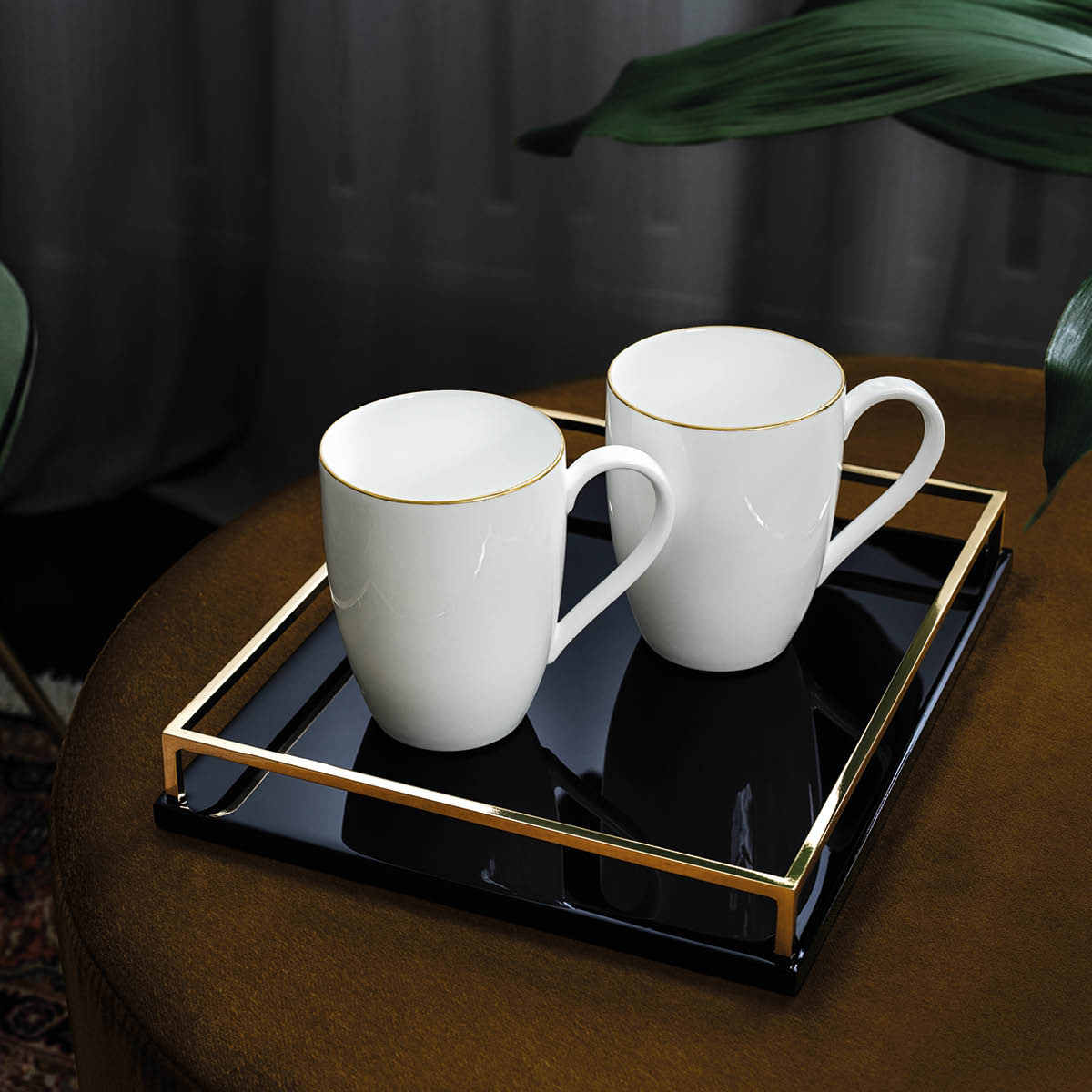 Villeroy & Boch Anmut Gold mugg 35 cl vit/guld