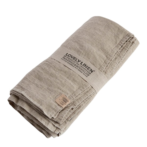 Lovely bordsduk linne 145x380 cm Natural Beige