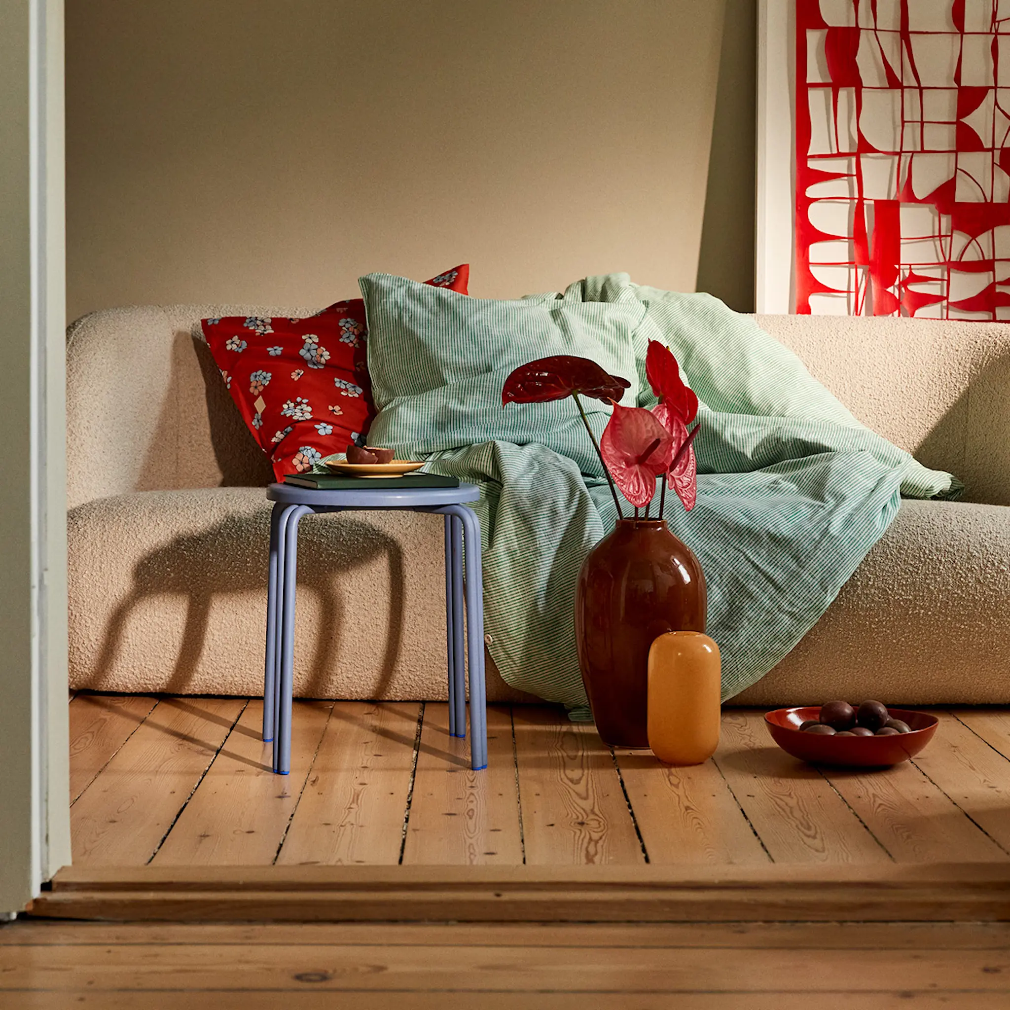 Juna Grand Pleasantly Tyynyliina 70X50 cm Chili