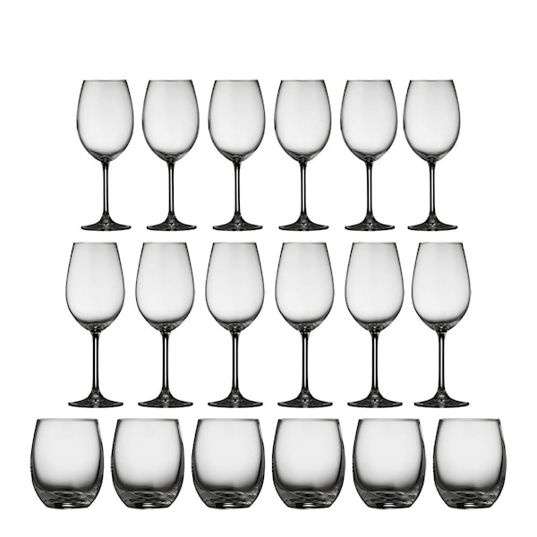 Juvel vinglas set 18 delar