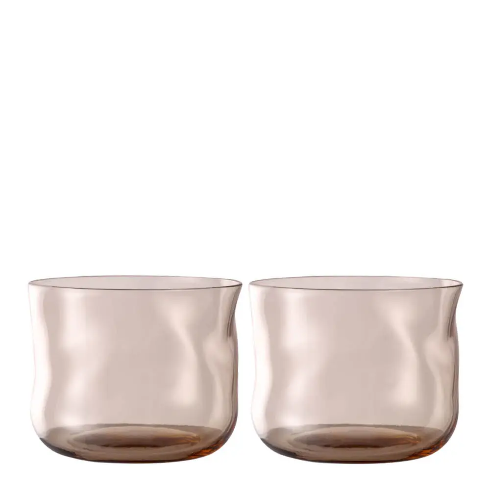 Swirl tumbler glass small 24 cl 2 stk Glow