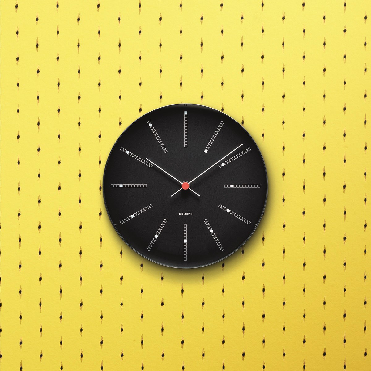 Arne Jacobsen Bankers veggur 21 cm svart