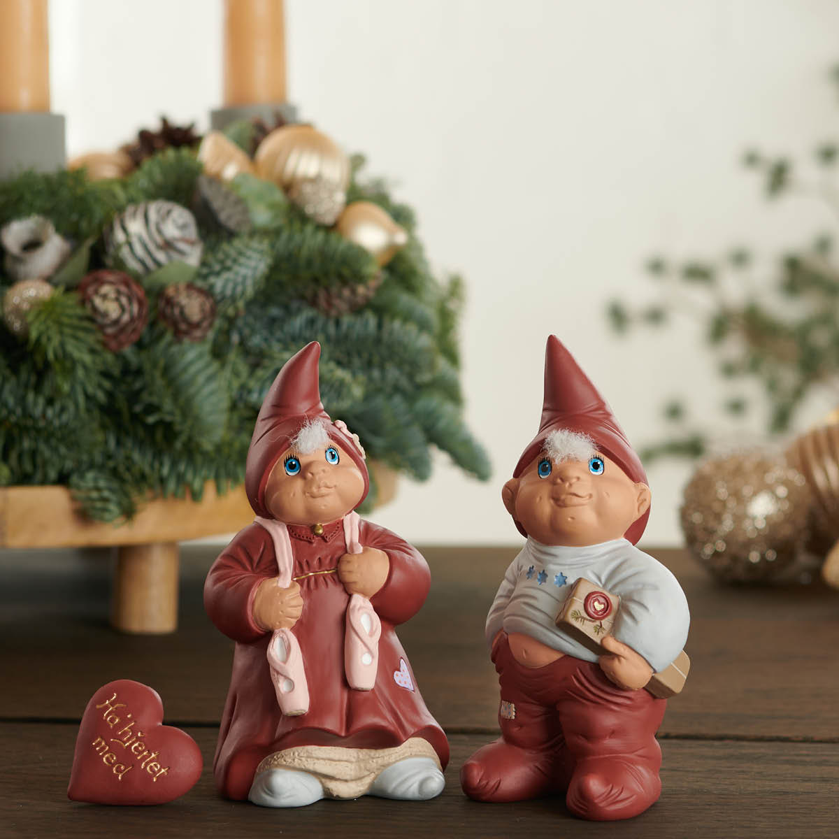 Klarborg Årsnissepar 2024 Else & Erik 14 cm