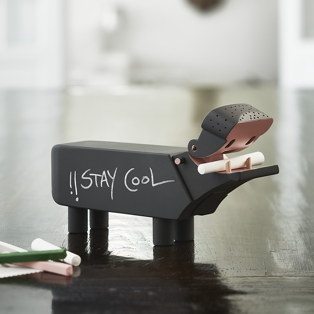 Kay Bojesen Denmark Flodhest 26,1x10,4 cm svartmalt