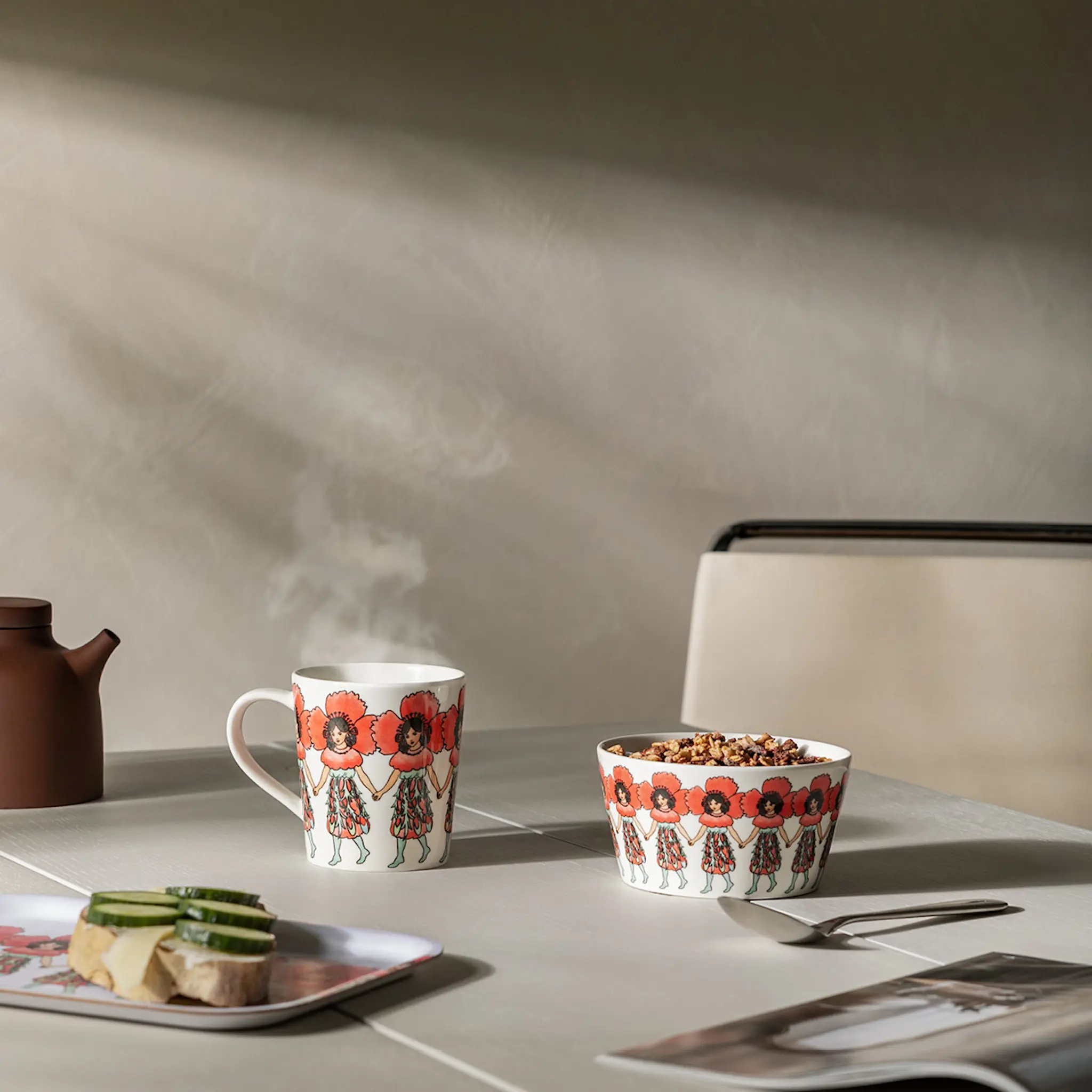 Design House Stockholm Elsa Beskow skål 50 cl Valmue