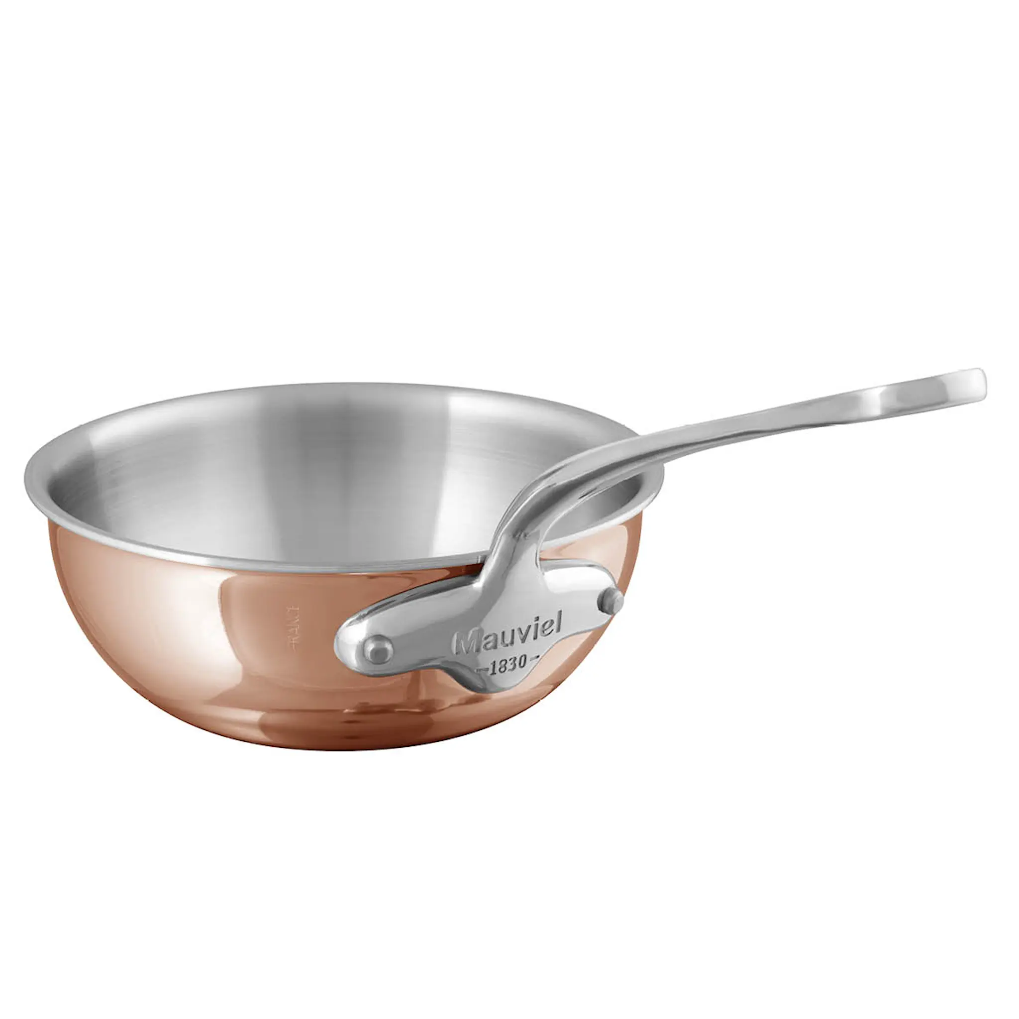 Mauviel M'6s sautépanna bred 2 L koppar/stål