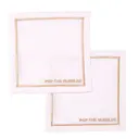 Cocktail Club glasunderlägg Pop The Bubbles 14x14 cm 2-pack vit