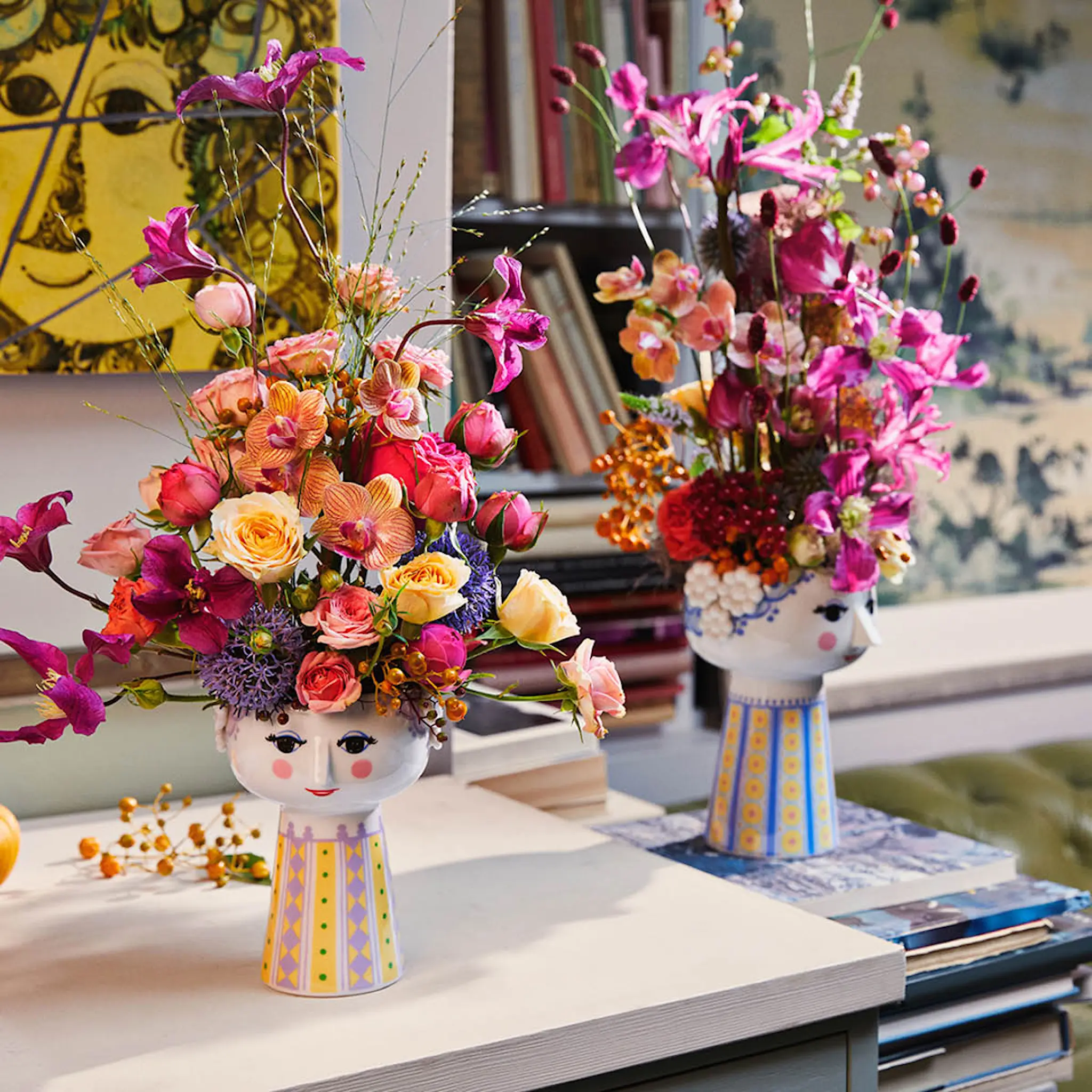 Bjørn Wiinblad Eva vas 15 cm lavendel