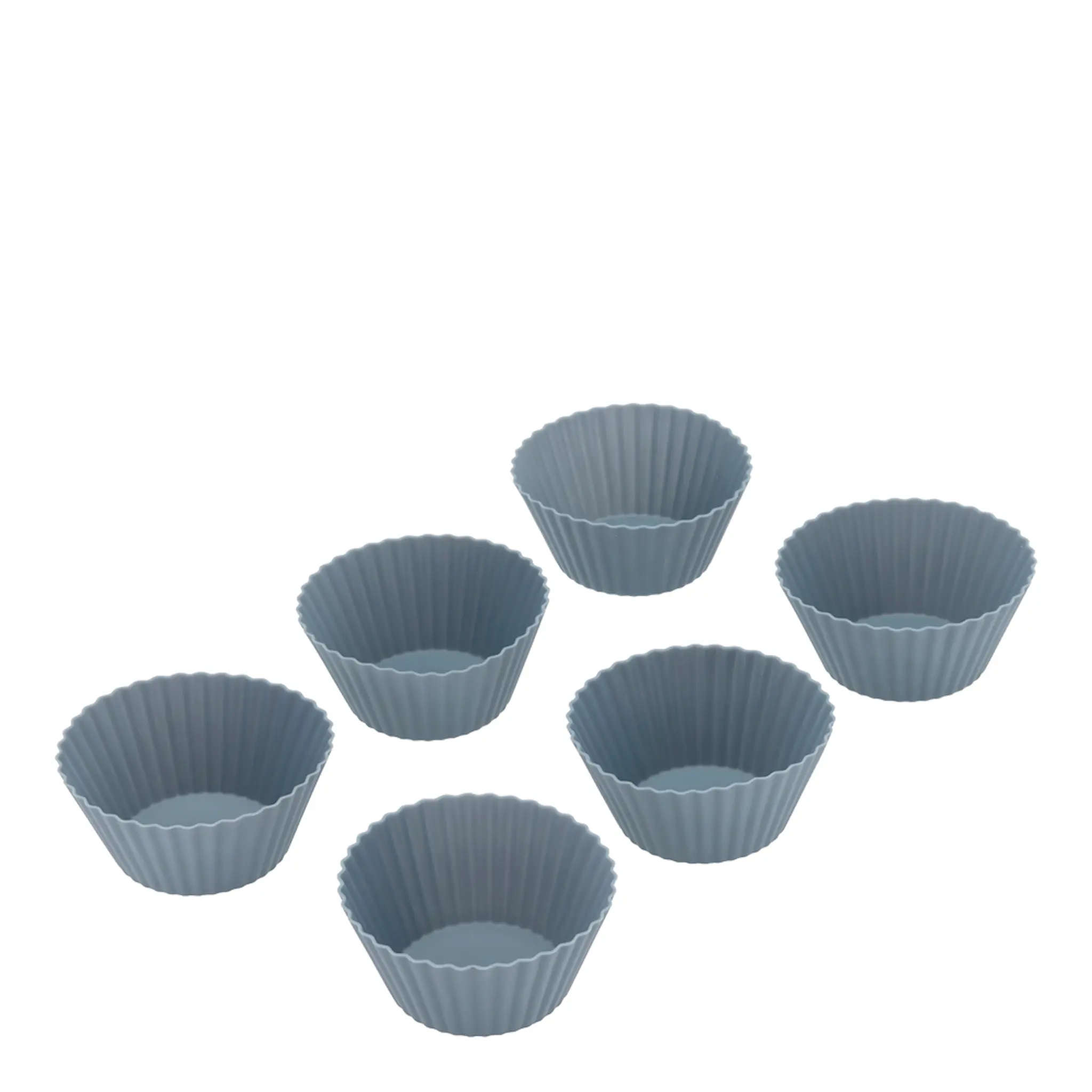 Tareq Taylor Muffinsformar Pecan för 6 muffins 7x3,2 cm Indigo