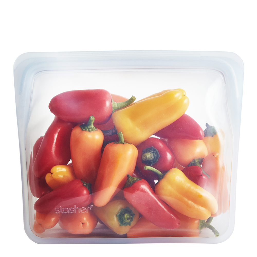 Stasher Stand-Up silikonpåse stående standard 1,66 L klar