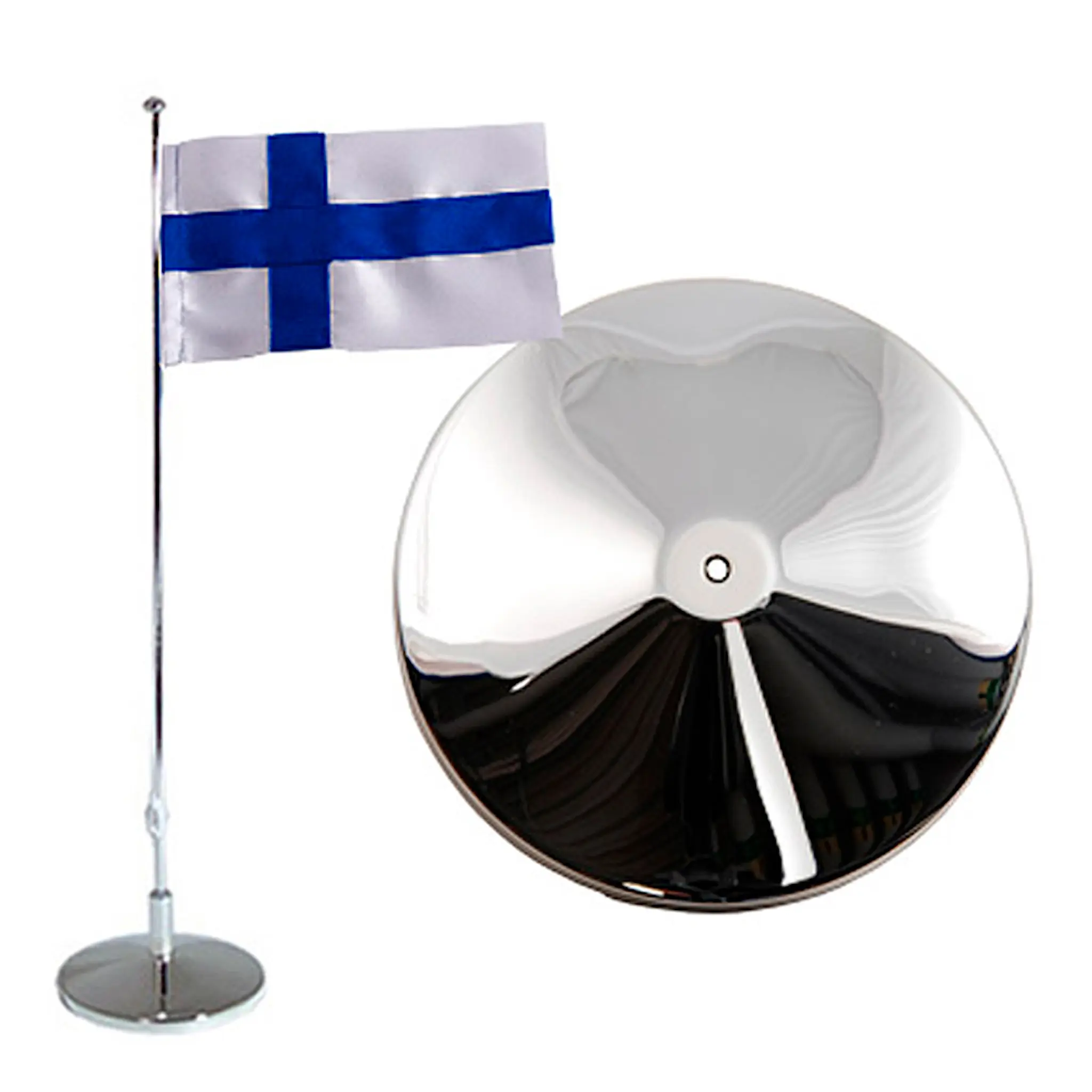 Dacapo Silver Flaggstång Finsk Flagga 42 cm