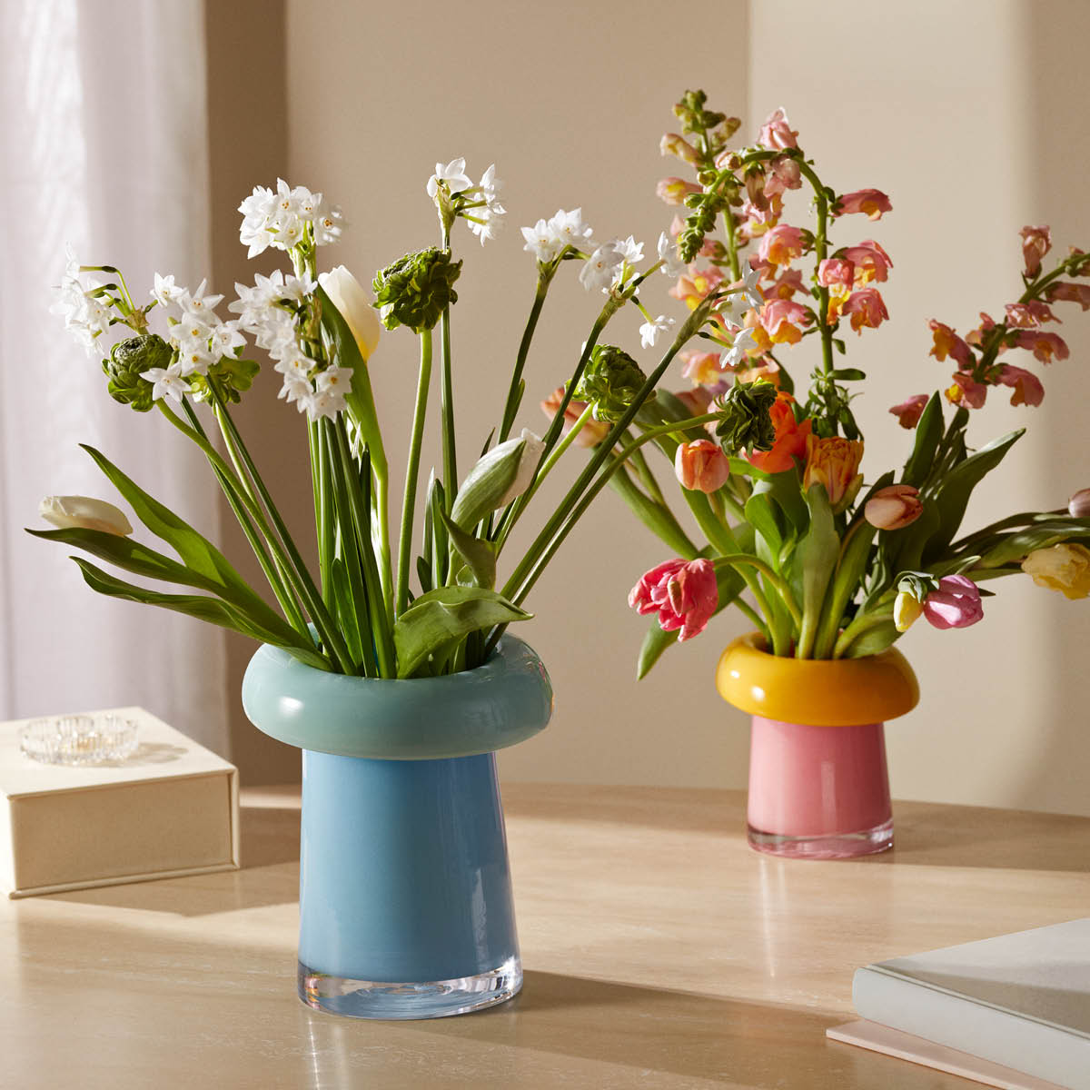 Holmegaard Soma vas 16,5 cm rosa/orange