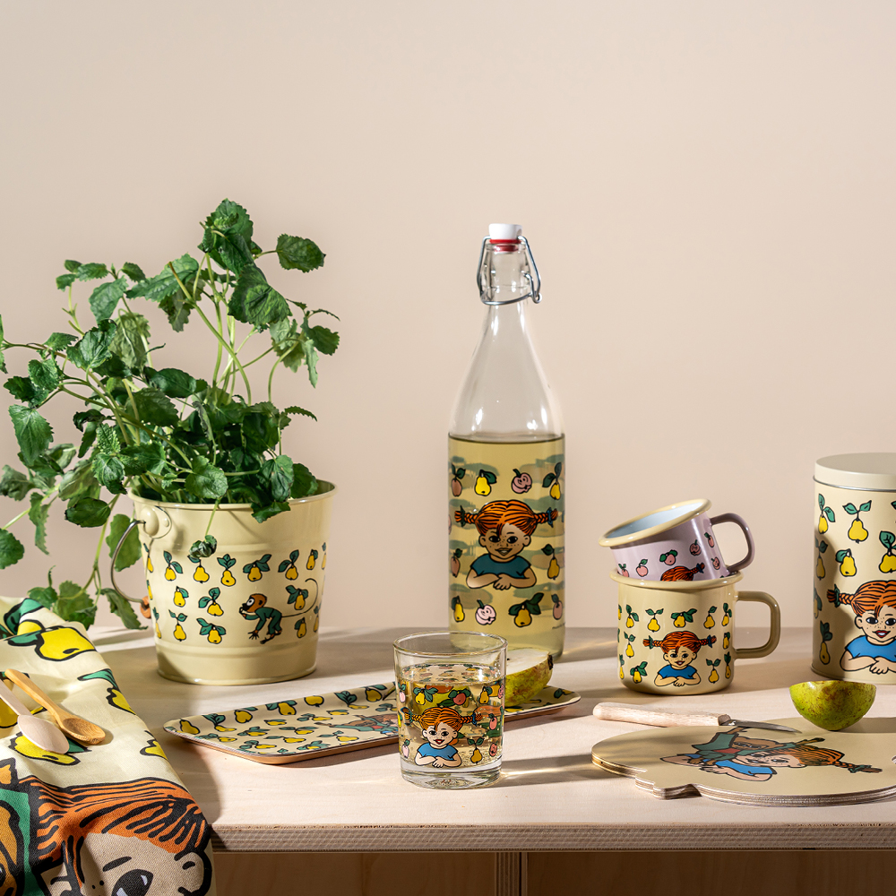 Muurla Pippi glassflaske 1L frukter klar