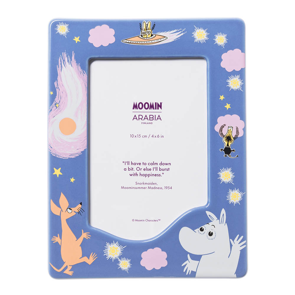 Moomin Arabia Mummi fotoramme 10x15 cm Romeventyr blå
