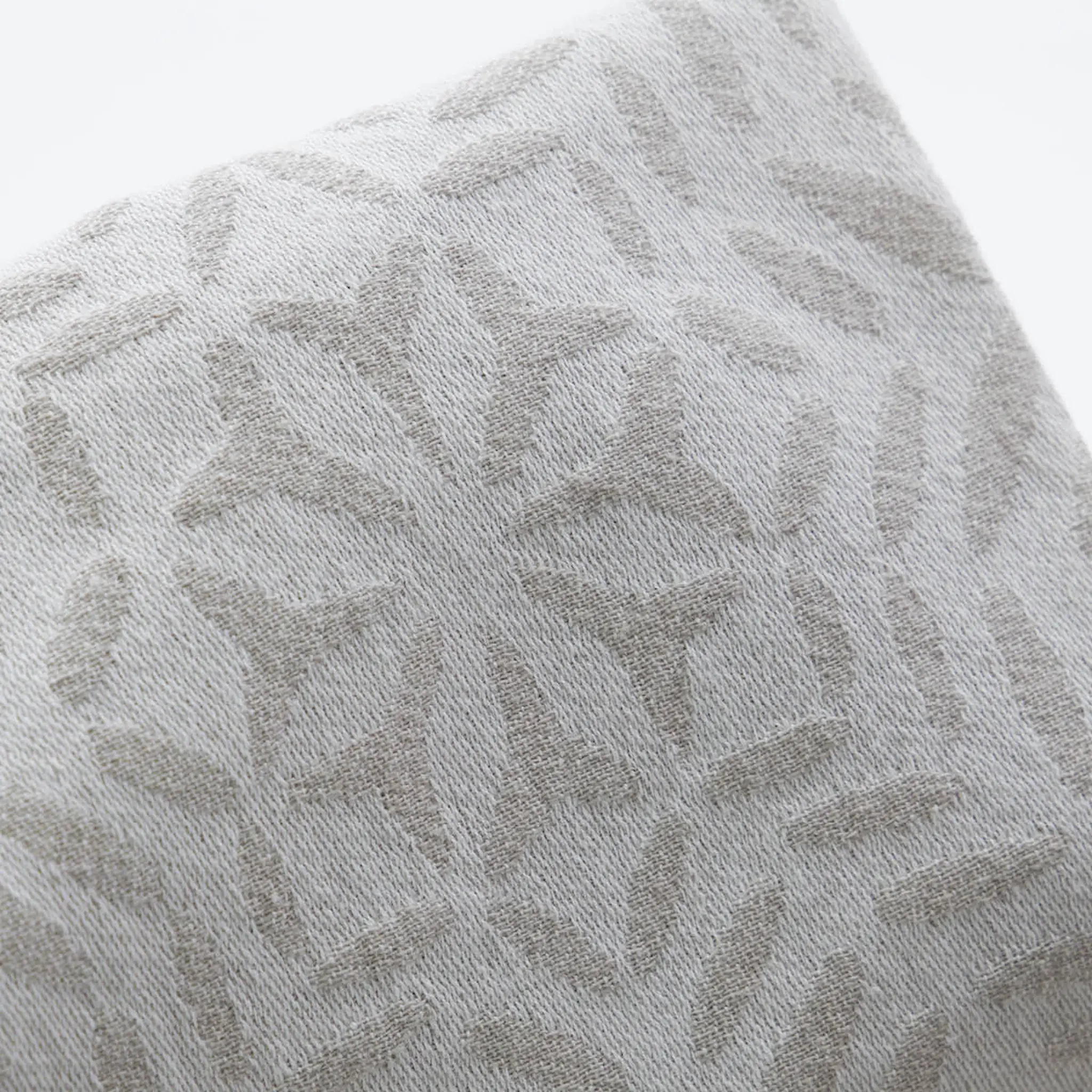 House Doctor Clip tygservett i bomull 40x40 cm 4-pack vit/grå