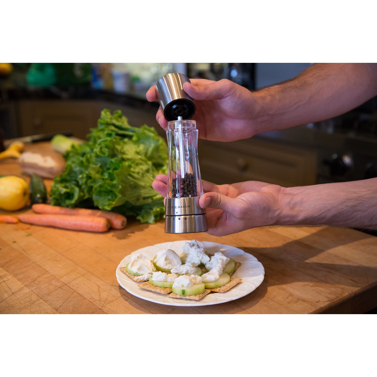 Cole & Mason Gourmet Precision - Derwent pepperkvern børstet stål