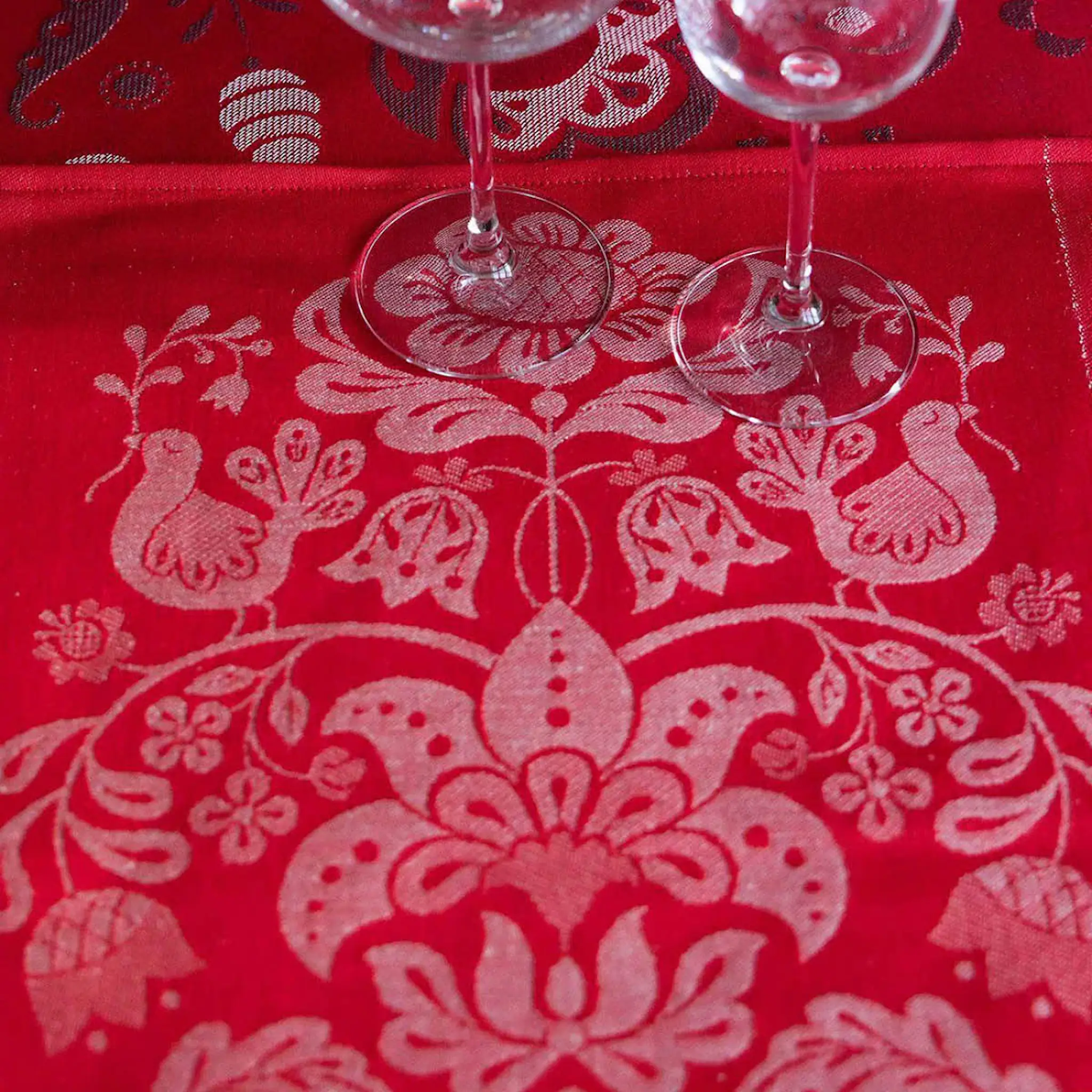 Ekelund Snöröd kökshandduk 35x50 cm röd