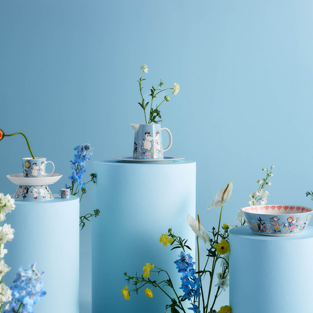 Moomin Arabia Mumin serveringsskål 23 cm Sommardans