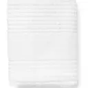 Check Handduk 70x140 cm Vit