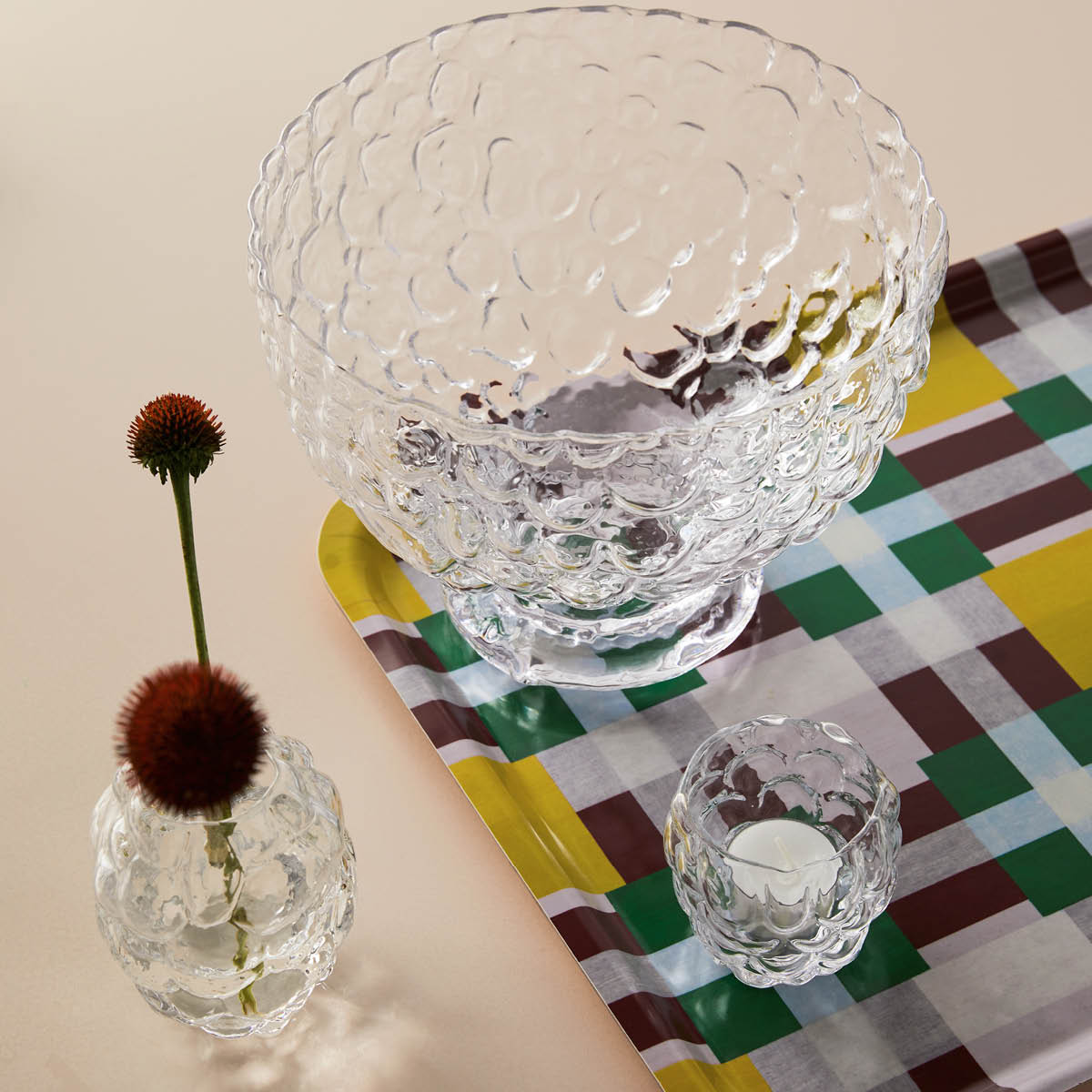 Kosta Boda Moss lykt 7,3 cm klar