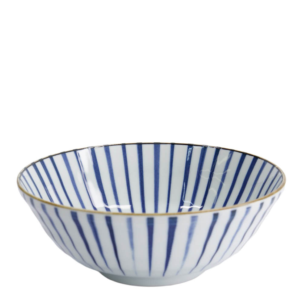 Tokyo Design Studio - Natsu Tokusa Kulho 21x7,8 cm 1 L Sininen/Valkoinen
