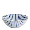 Natsu Tokusa ramen skål 21x7,8 cm 1 L blå/vit