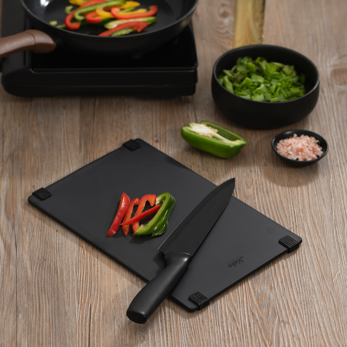 Maku Kitchen Life Skärbräda 23x16 cm svart