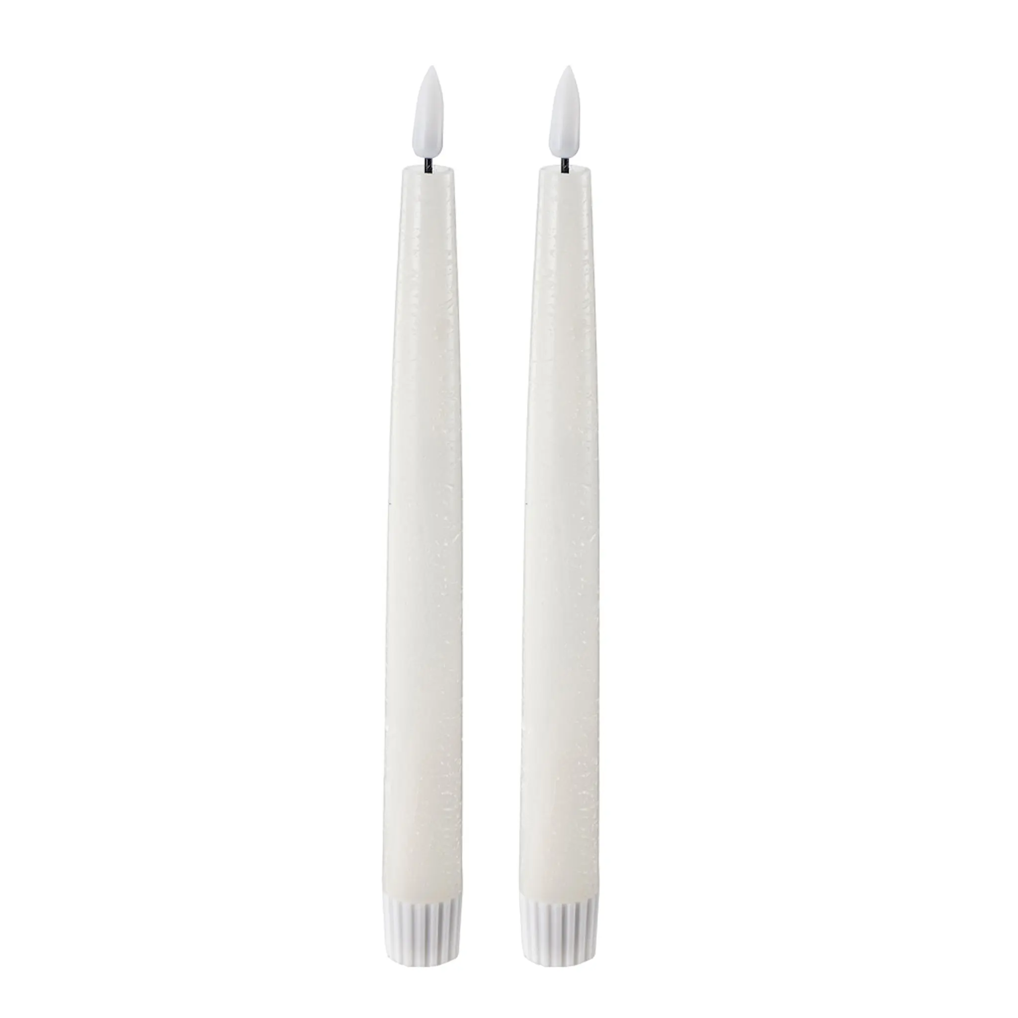 Edelweiss LED kronljus 2,2x22 cm 2-pack ivory
