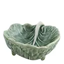 Cabbage skål 7x9 cm 10 cl kålblad grön