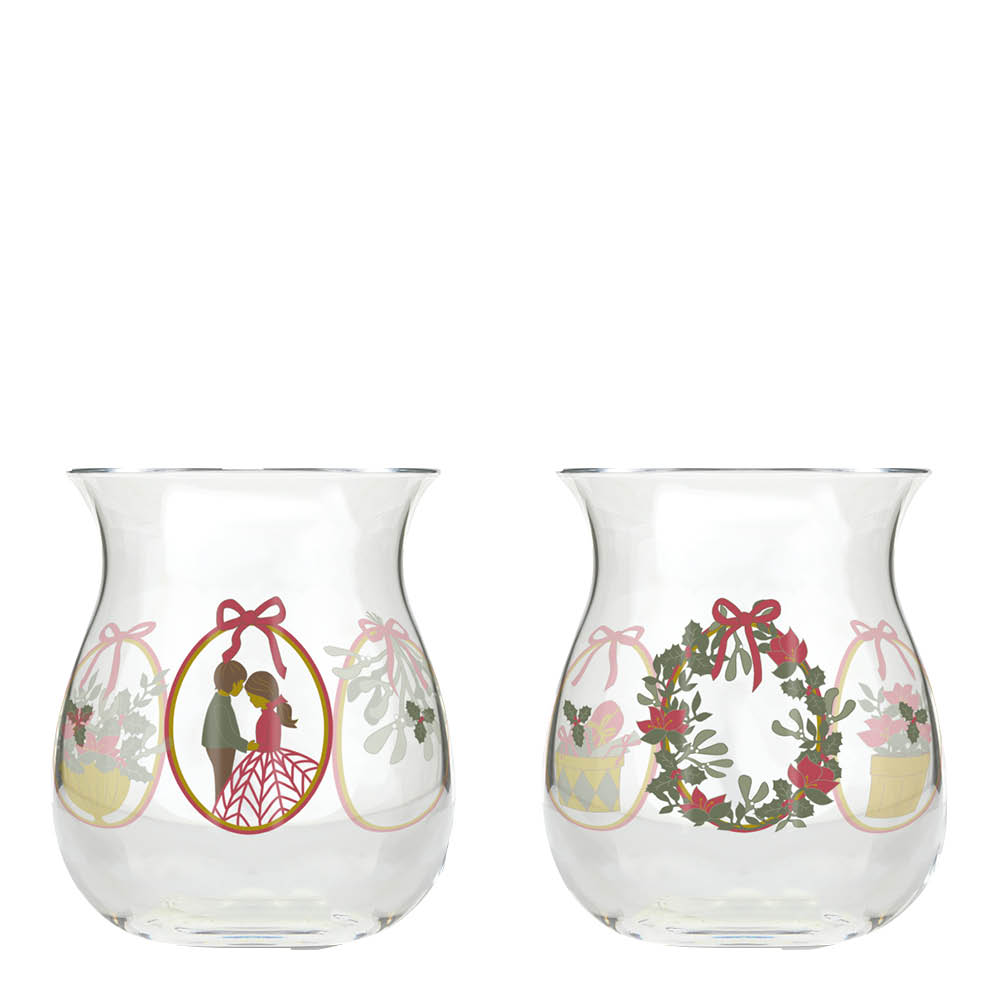 Holmegaard - Christmas Kynttilälyhty 2025 7,5 cm 2 kpl