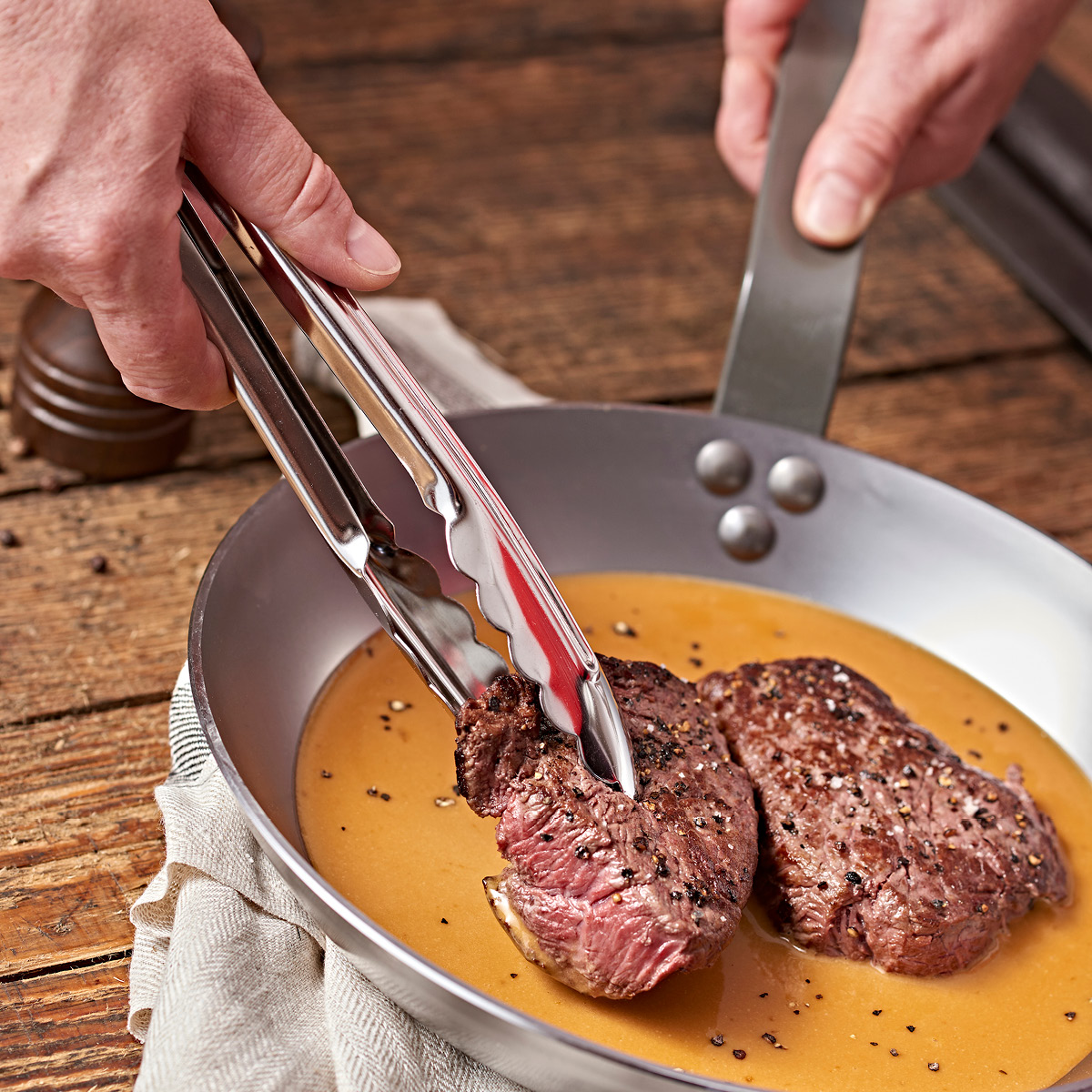 de Buyer Universal/kjøkkentang 24 cm stål